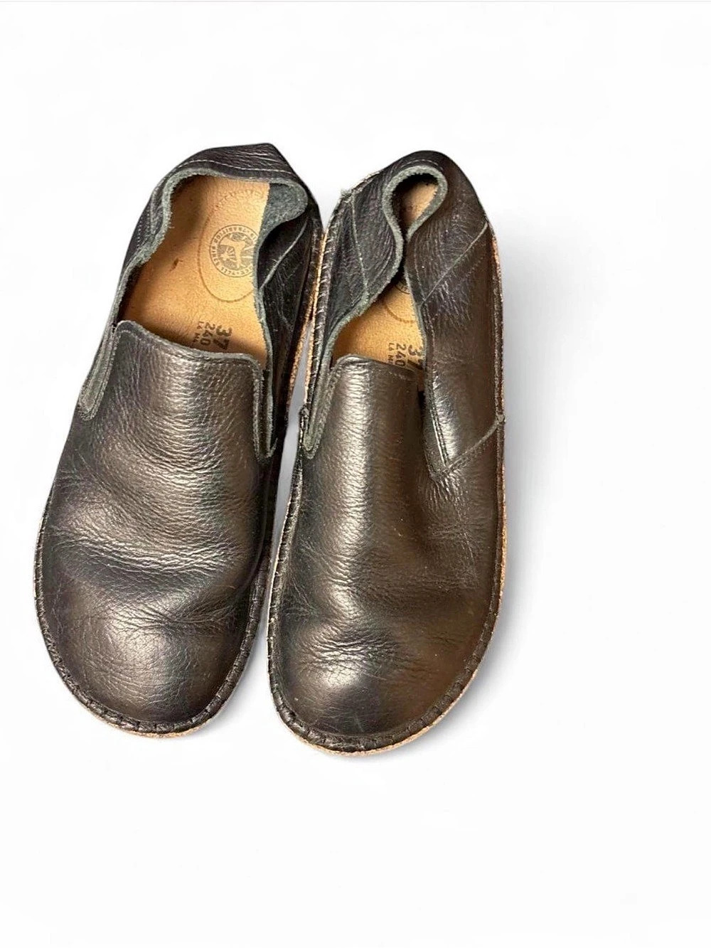 Birkenstock Gary Leather Slip-On Clogs Black EU 37